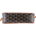 GOYARD Cap-Vert PM crossbody bag shown from below, with patterned canvas base