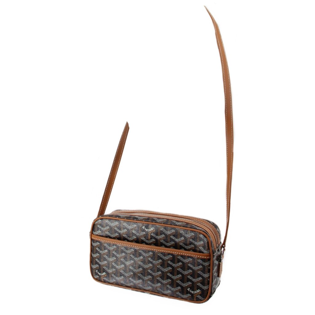 GOYARD Cap-Vert PM patterned crossbody bag with long adjustable shoulder strap