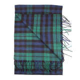 PLAID SCARF GIFT NAVY/GREEN
