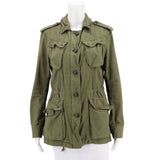 FREE PEOPLE UTILITY JACKETS OLIVE XS