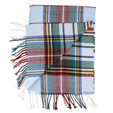 PLAID SCARF GIFT BLUE MULTI