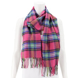 PLAID SCARF GIFT PINK