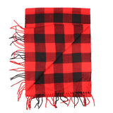 PLAID SCARF GIFT RED/BLACK